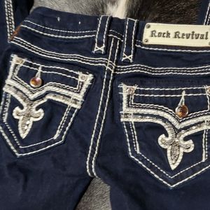 Rock Revival Janelle boot cut jeans size 24